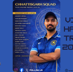 Vijay Hazare Trophy 2025: அமன்தீப் சிங் தலைமையில் சத்தீஸ்கர் படை! கோவாவை வீழ்த்துமா?
