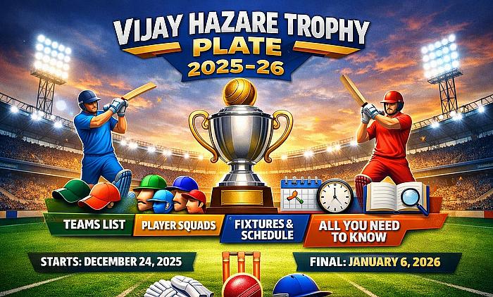 Vijay Hazare Trophy 2025: கோலி முதல் ரோஹித் வரை! மிரட்டலான 32 அணிகளின் முழு பட்டியல் இதோ!