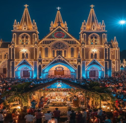 தமிழகத்தில் கோலாகலமான கிறிஸ்துமஸ்: தேவாலயங்களில் நள்ளிரவு சிறப்புப் பிரார்த்தனை!