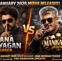 🔥 ஜனவரி மாத சினிமா ரேஸ்! - ஜன நாயகன் டீசர் புரோமோ வெளியீடு: மங்காத்தா ரிலீஸ் தேதியை அறிவிக்கும் சன் பிக்சர்ஸ்!