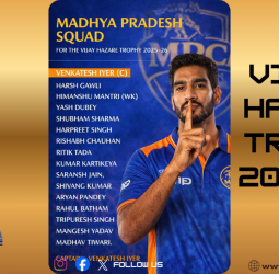 jay Hazare Trophy 2025: வெங்கடேஷ் ஐயர் தலைமையில் மிரட்டும் மத்திய பிரதேசம்! முழு ஸ்குவாட் இதோ!