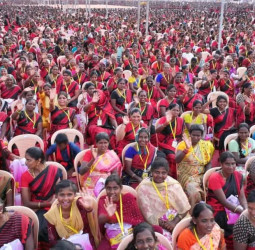 'வெல்லும் தமிழ்ப் பெண்கள்' மாநாடு: திரண்ட லட்சக்கணக்கான திமுக மகளிர்!