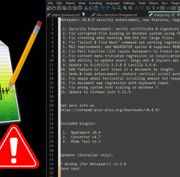 நோட்பேட்++ நிறுவலில் பயங்கரக் குறைபாடு: தாக்குதல் மூலம் கணினி கட்டுப்பாட்டைப் பெற வாய்ப்பு!