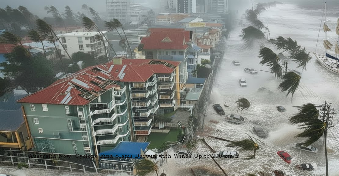 ஆஸ்திரேலியாவை கலங்கடிக்கும் அதிதீவிர 'ஃபினா' புயல்