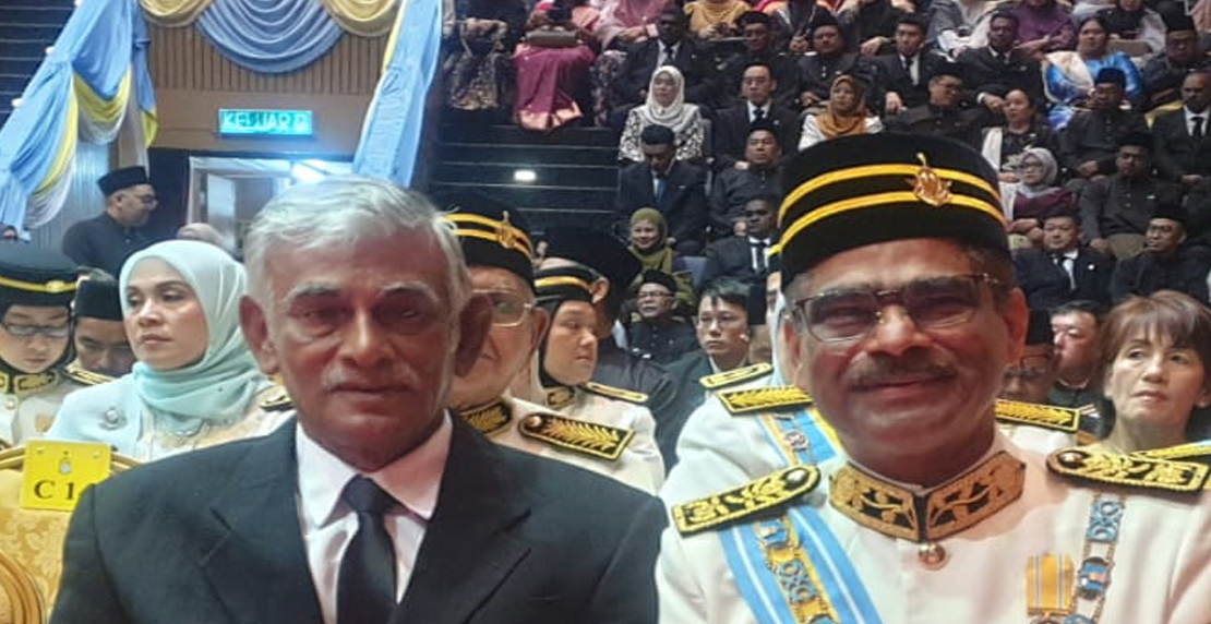 பினாங்கு ஆளுநர் விருதால் கௌரவிக்கப்பட்ட அர்ஜுனன்!