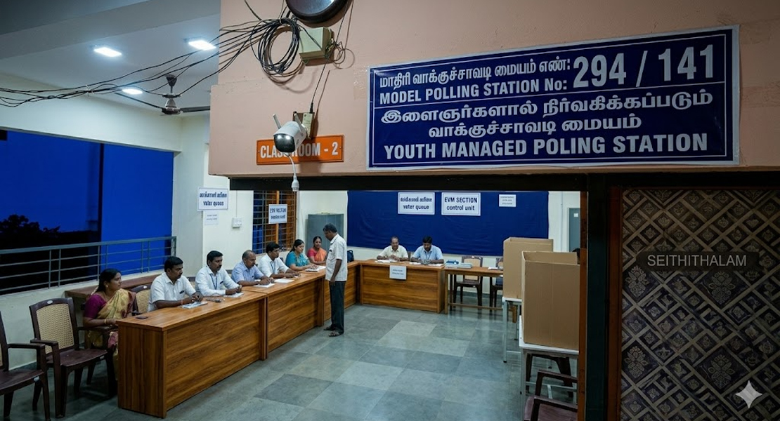 திருச்சி: பெண்களுக்காகப் பிரத்யேக 'பிங்க்' வாக்குச்சாவடிகள் அமைப்பு!