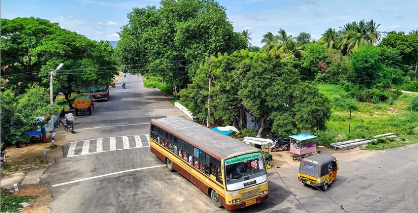 திருச்சியில் பஸ் ஓட்டியபோது டிரைவருக்கு இதயக்கோளாறு?