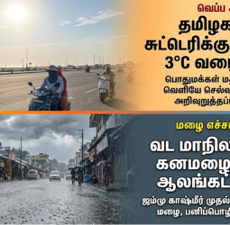 தமிழகத்தில் சுட்டெரிக்கும் வெயில் முழு வானிலை அறிக்கை!