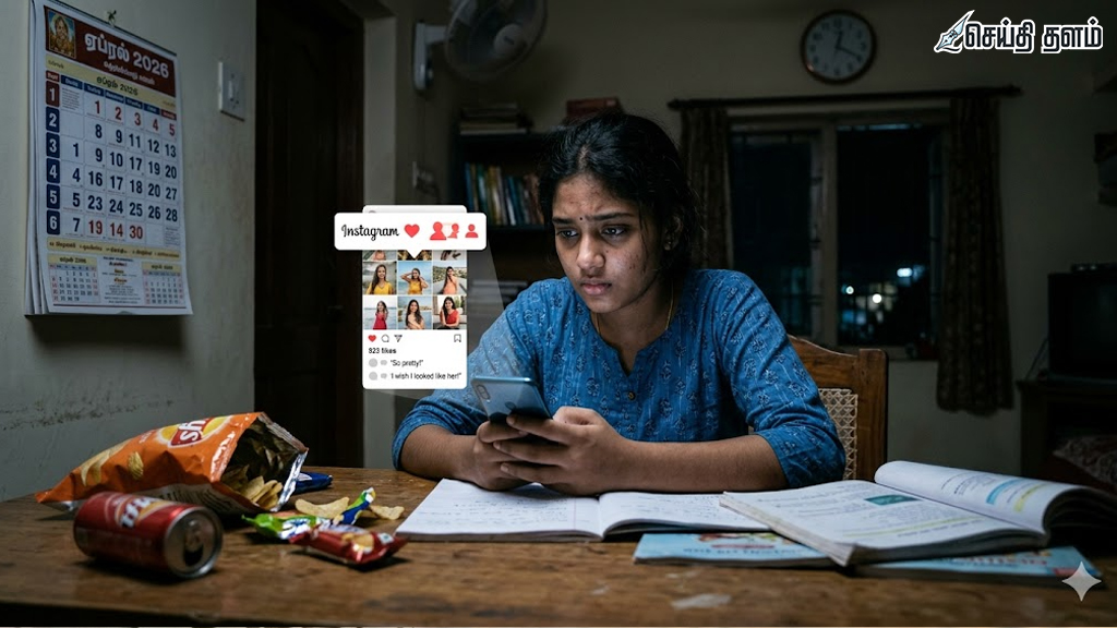 சமூக வலைதள அடிமைத்தனம்: பதின்ம வயதினரின் உணவுமுறை பாதிப்பு!