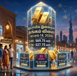 துபாயில் இன்றைய தங்கம் விலை: 24K, 22K தங்கம் விலை நிலவரம்!