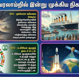 வரலாற்றில் இன்று: ஏப்ரல் 10-ல் நிகழ்ந்த முக்கிய நிகழ்வுகள்!