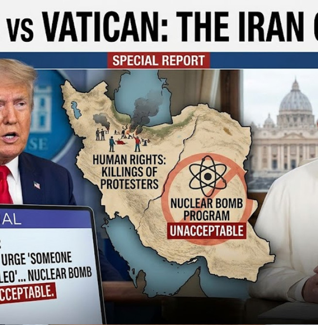 டொனால்ட் டிரம்ப் vs போப் லியோ: ஈரானிய அணு குண்டு விவகாரத்தில் வெடித்த மோதல்!