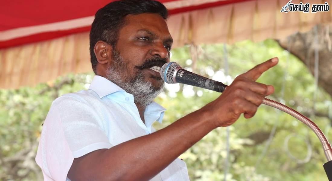 "பழனிசாமி விரக்தியில் இருக்கிறார்" - எடப்பாடியை சாடிய திருமாவளவன்!