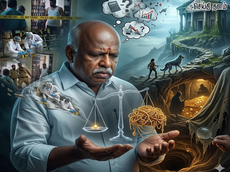 சாத்தூர் திமுக வேட்பாளர் வீட்டில் 122 சவரன் கொள்ளை: சொத்து கணக்கில் குளறுபடியா?