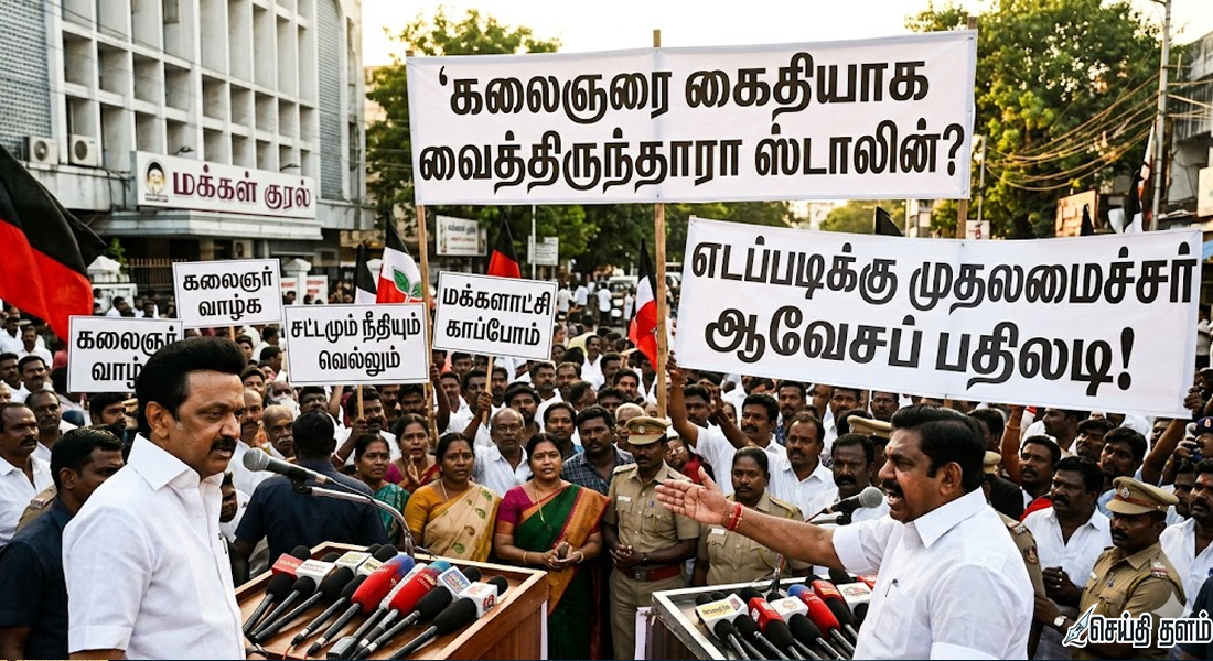 "கலைஞரை கைதியாக வைத்திருந்தாரா ஸ்டாலின்?"