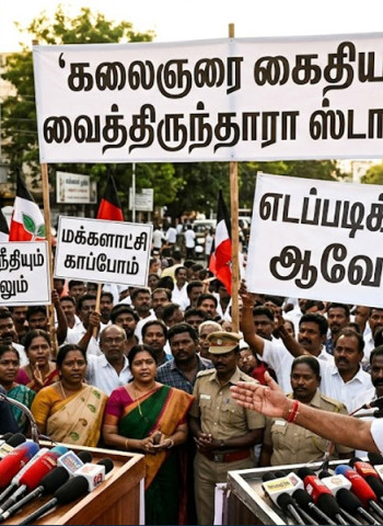 "கலைஞரை கைதியாக வைத்திருந்தாரா ஸ்டாலின்?"