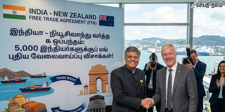 நியூசிலாந்தில் வேலை பார்க்க ஆசையா? இந்தியர்களுக்கு 5,000 விசாக்கள்