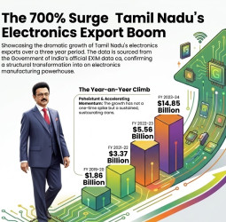 இந்தியாவையே வியக்க வைக்கும் தமிழகத்தின் பொருளாதார வளர்ச்சி!