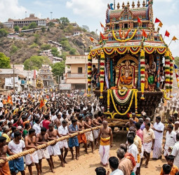 பழனி, திருச்செந்தூரில் பங்குனி உத்திரத் தேரோட்டம்: பக்தர்கள் பரவசம்!