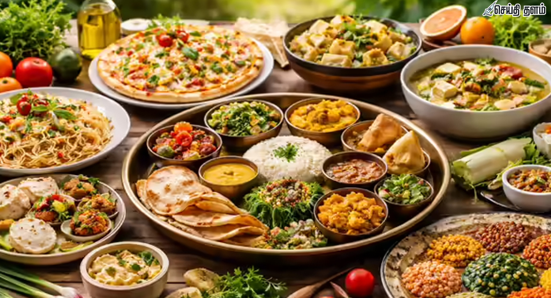 உலகின் டாப் 6 சைவ உணவு நாடுகளின் பட்டியல்!