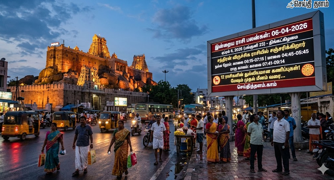 இன்றைய ராசி பலன்கள் (06-04-2026): மேஷம் முதல் மீனம் வரை!