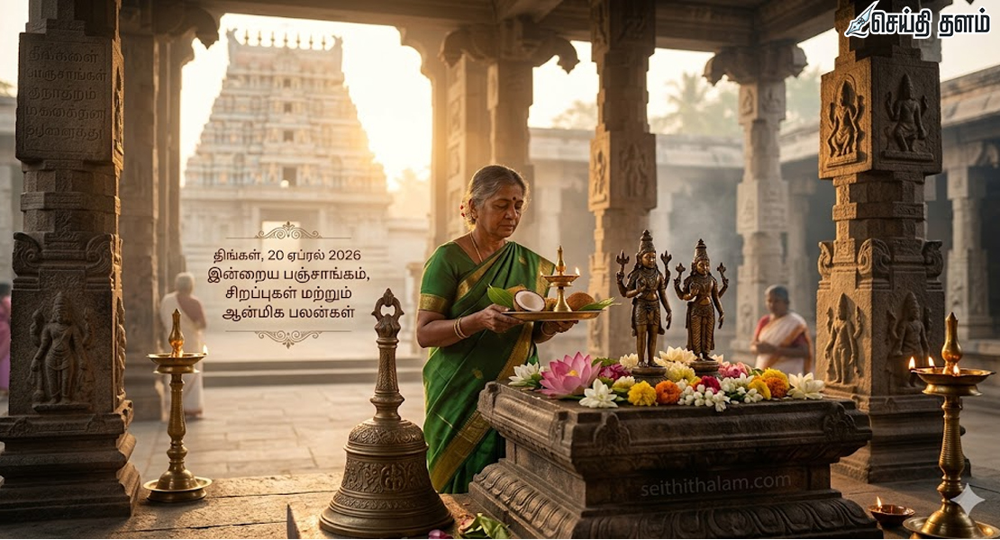 இன்றைய பஞ்சாங்கம் & ஆன்மிக பலன்கள் - ஏப்ரல் 20, 2026