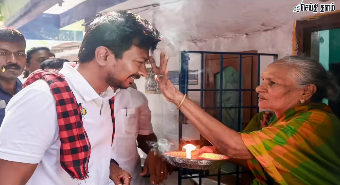 "பழனிசாமியை மொத்தமாக உட்கார வைப்போம்" - உதயநிதி அதிரடிப் பேச்சு!