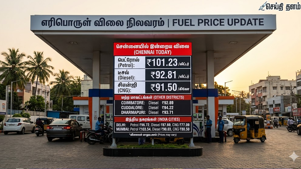 இன்றைய எரிபொருள் விலை நிலவரம் (ஏப்ரல் 27, 2026)