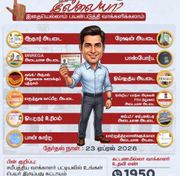 வாக்காளர் அட்டை இல்லையென்றாலும் கவலை வேண்டாம்; வாக்களிக்கத் 12 மாற்று ஆவணங்கள் இதோ!