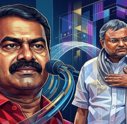 காரைக்குடி தேர்தல் களம்: கார்த்திக் சிதம்பரம் vs சீமான் - அனல் பறக்கும் மோதல்!