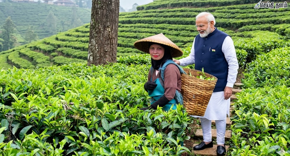 அசாம் தேயிலைத் தோட்டத்தில் பிரதமர் மோடி: தொழிலாளர்களுடன் நெகிழ்ச்சியான தருணங்கள்!