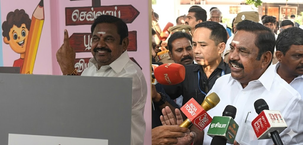 "100% நம்பிக்கையோடு உள்ளேன்" - சேலத்தில் எடப்பாடி பழனிசாமி வாக்குப்பதிவு!