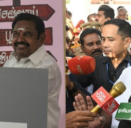 "100% நம்பிக்கையோடு உள்ளேன்" - சேலத்தில் எடப்பாடி பழனிசாமி வாக்குப்பதிவு!