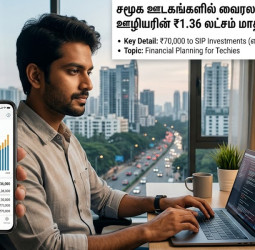 மைக்ரோசாப்ட் ஊழியரின் ₹1.36 லட்சம் மாதச் செலவுப் பட்டியல்!