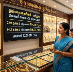 இன்றைய தங்கம், வெள்ளி விலை நிலவரம்: 28 ஏப்ரல் 2026
