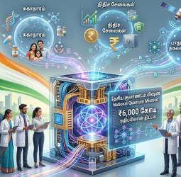 ₹6,000 கோடியில் இந்தியாவின் தேசிய குவாண்டம் மிஷன்!