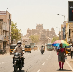 திருச்சியில் சதமடிக்கும் வெயில்: 41°C-ஐத் தாண்டும் வெப்பம்!