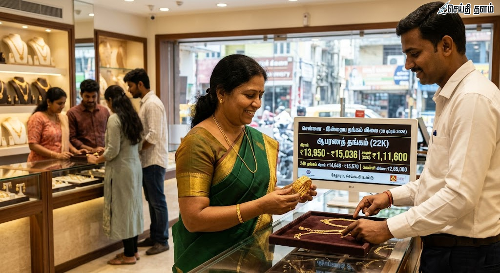 சென்னையில் இன்று தங்கம் விலை கடும் சரிவு: சவரனுக்கு ₹1,600 வரை குறைந்தது!