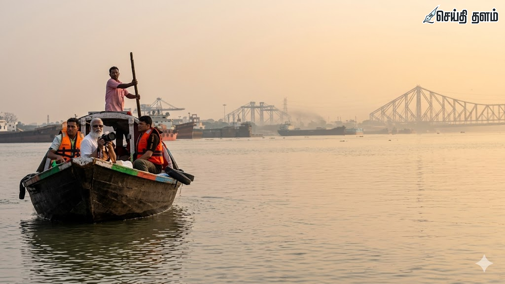 ஹூக்ளி நதியில் பிரதமர் மோடியின் படகுப் பயணம்!