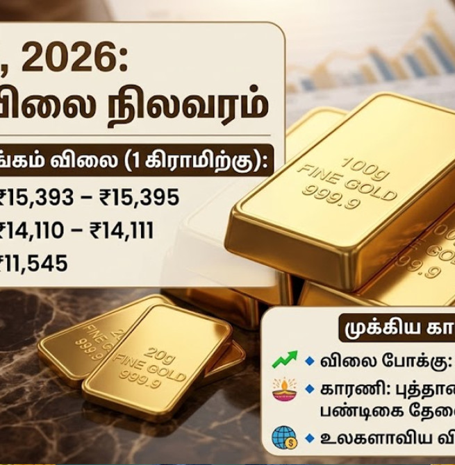 தங்கம் விலை அதிரடி உயர்வு: ஏப்ரல் 15 நிலவரம்!