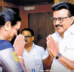 தேமுதிகவுக்கு 6 தொகுதிகள் ஒதுக்கீடு? 13 தொகுதிகள் கொண்ட உத்தேசப் பட்டியலை வழங்கிய பிரேமலதா;