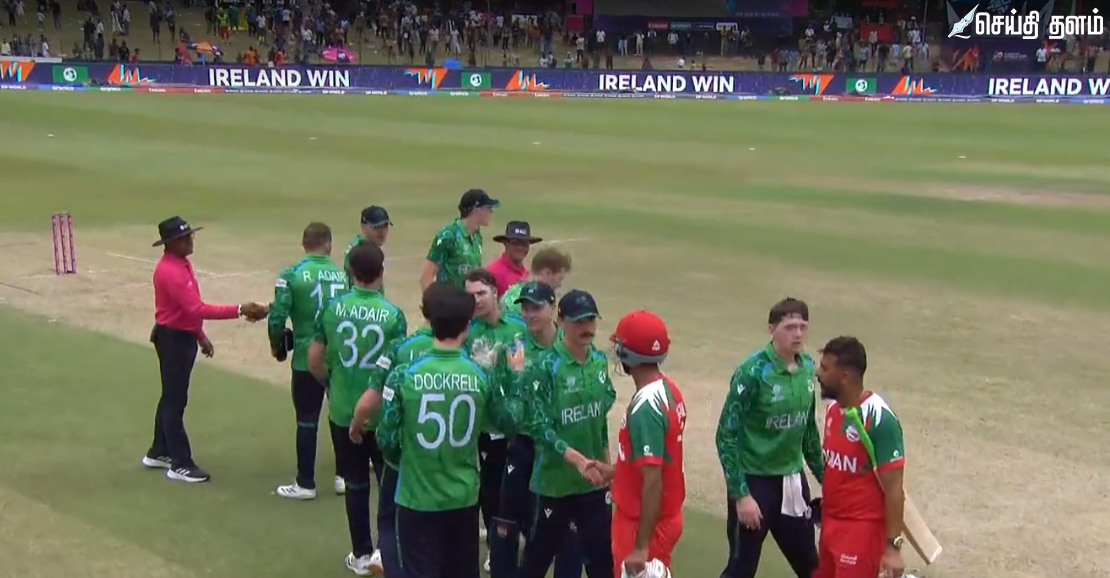 ஓமன் அணியை 96 ரன்கள் வித்தியாசத்தில் வீழ்த்தி அயர்லாந்து அபார வெற்றி!