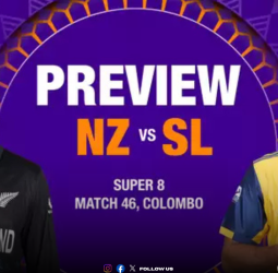 டி20 உலகக்கோப்பை: நியூசிலாந்து - இலங்கை மோதும் முக்கியமான சூப்பர்-8 மோதல்!