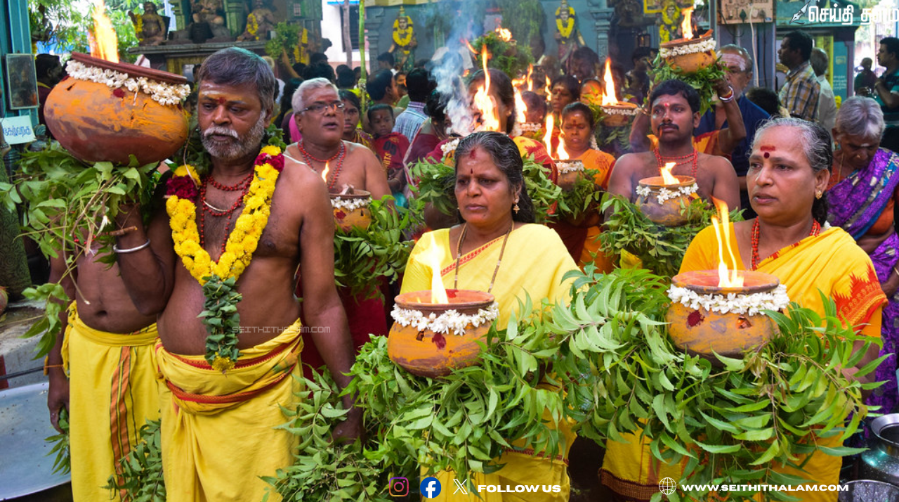 🔥 "பக்தர்களைப் பரவசப்படுத்தும் கப்பரை விழா!" - திருப்பரங்குன்றம் அங்காள பரமேஸ்வரி கோவிலில் மகா சிவராத்திரி கொண்டாட்டம்!