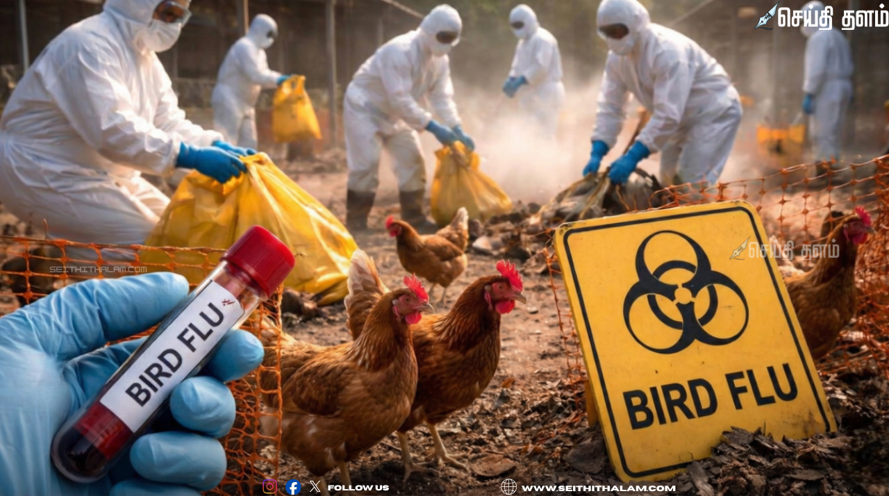 கடலூரில் பரவுகிறது  ‘பறவை காய்ச்சல்’ : 50-க்கும் மேற்பட்ட காகங்கள், கோழிகள் உயிரிழப்பு!