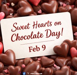 இனிப்பு நிறைந்த இதயங்கள்! சாக்லேட் தினத்தின் (Feb 9) சிறப்பு மற்றும் அழகான வாழ்த்துக்கள்!
