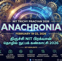 🤖 NIT-யில் பிப். 19 முதல் 'பிரக்யான்-2026'  - 60 நாட்டு மாணவர்கள் சங்கமம்! ரோபோட்கள் மற்றும் AI-ன் மெகா ஷோ!