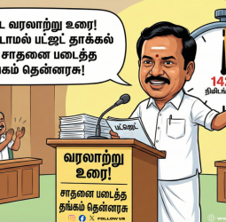 🎙️ 142 நிமிட வரலாற்று உரை! - இடைவிடாமல் பட்ஜெட் தாக்கல் செய்து சாதனை படைத்த தங்கம் தென்னரசு!