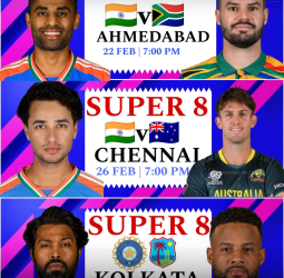 🏏 T20 World Cup 2026: சூப்பர் 8 சுற்றில் இந்திய அணியின் அதிரடி ஆட்டங்கள் - முழு விவரம்!