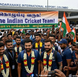 🏏 கொழும்பில் கால்பதித்த இந்திய சிங்கங்கள்! நாளை பாகிஸ்தானுடன் 'வாழ்வா - சாவா' போராட்டம்! உற்சாக வரவேற்பில் திக்குமுக்காடிய வீரர்கள்!